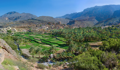 The village Bilad Sayt,  Oman