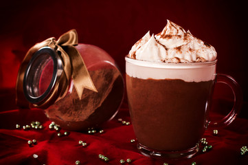 Sweet cream and chocolate