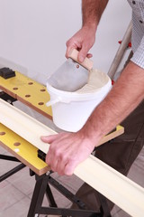 Preparation of plaster