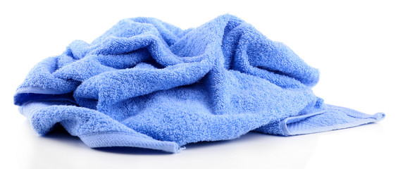 Colorful towel isolated on white