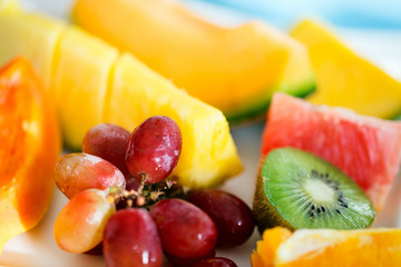 Fresh fruits and berries