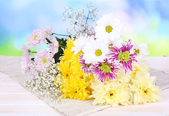 Beautiful chrysanthemum flowers