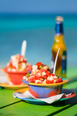 Bahamian conch salad © TravelPhotoBloggers