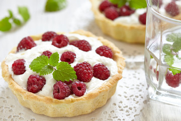 Fresh Raspberry Tart