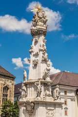 Fototapeta na wymiar Holy trinity column in Budapest