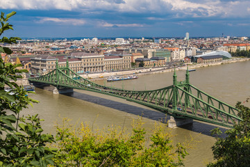 Fototapeta premium Liberty Bridge in Budapest.