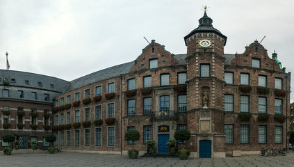 Fototapeta na wymiar Townhall in Dusseldorf, Germany.