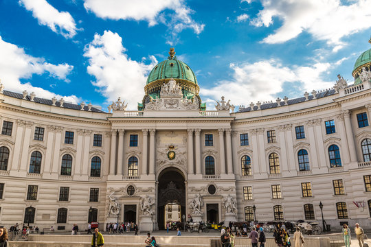 St. Michael's Wing Of Hofburg Imperial Palace. Vienna. Austria.