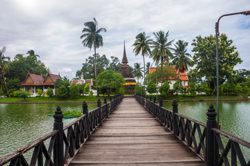 Wat Traphang Thong in Sukhothai Historical Park, Thailand
