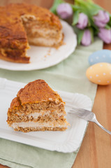 Möhrenkuchen mit Frischkäse Creme
