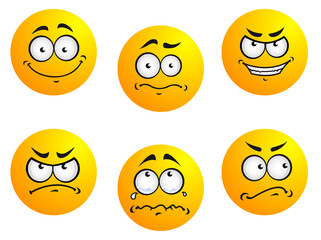 Fototapeta premium Different smiles expressions