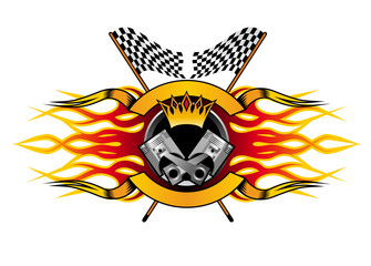 Motor racing championship icon