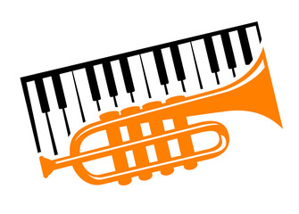 Piano and trumpet © Vector Tradition