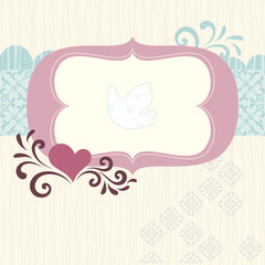 Romantic Dove Banner