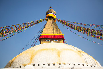 Bodhnath Stupa in Kathmandu.