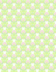 gentle seamless floral pattern