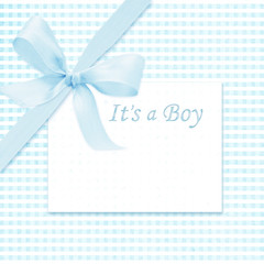 Baby boy arrival card - 60736255