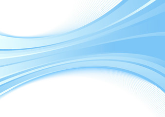 Modern background with a blue wave - certificate or folder templ