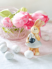 Easter bunny and egg