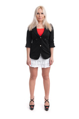 Fototapeta premium Portrait of beautiful blonde woman