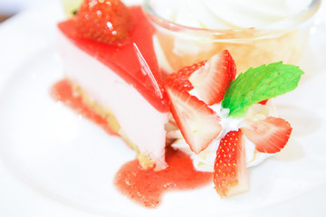 strawberry cheesecake