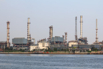 petrochemical industrial plant