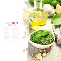 freshly made pesto