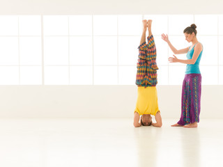 yoga gym vibrant color