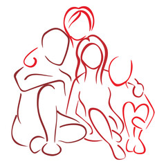 Family with children