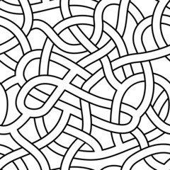seamless abstract complex maze, labyrinth path