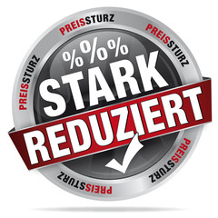 Stark reduziert - Preissturz - Prozente