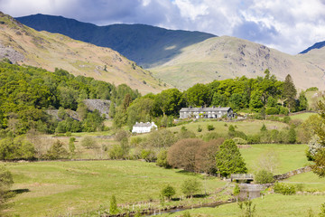 Fototapeta na wymiar landscape of Lake District, Cumbria, England