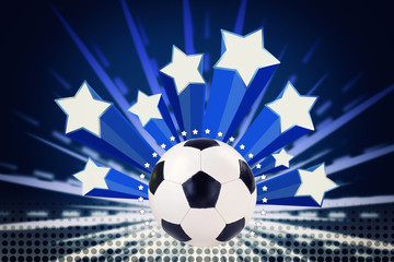 Retro Sterne Fußball