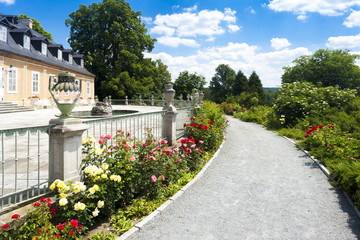 Kozel Palace with garden, Czech Republic