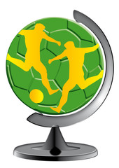 Globus im Ständer, Sport, global, Erde, Erdball, Business, Geog