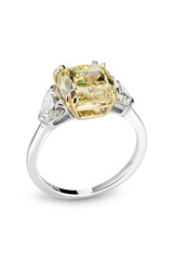 Yellow brillinat ring