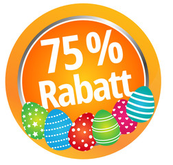 75 % Rabatt