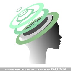 logo, face, elegance, female, woman