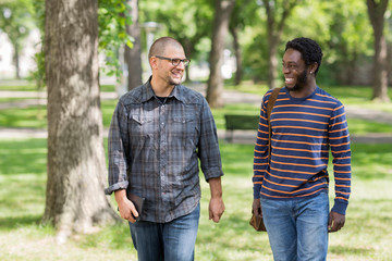 Students Communicating On University Campus