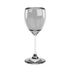 realistic 3d render of glass
