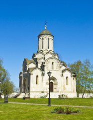 Fototapeta na wymiar Moscow, Spaso-Andronikov monastery