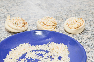 production of biscuits