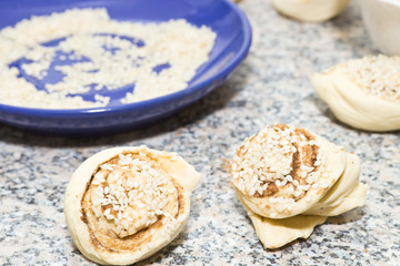 production of biscuits
