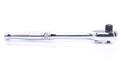 socket wrench isolated on a white background