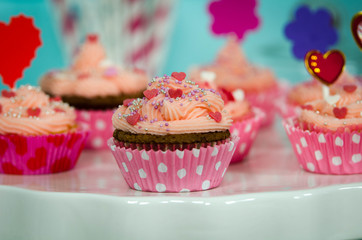 cupcake mit herzen