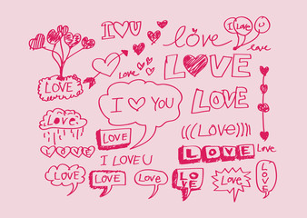 Design Heart for Valentines Day Background
