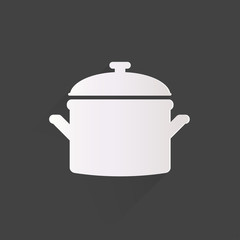 Kitchen pan icon
