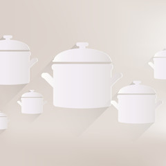 Kitchen pan icon