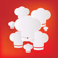 Chef cap icon. Cooking cap