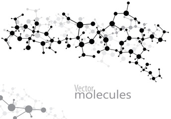 Abstract molecules medical background (Vector) - 60749249